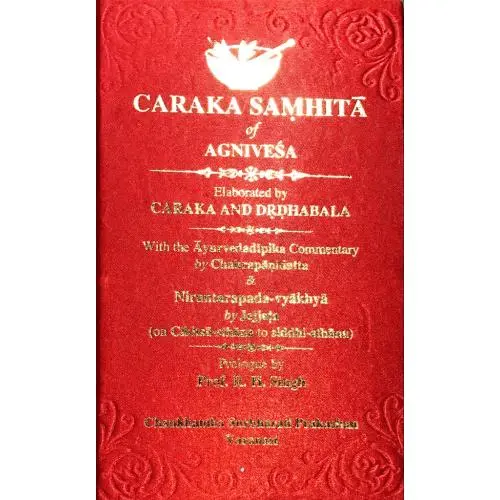 [CAG 94]  चरक संहिता ऑफ़ अग्निवेसा - चक्रपाणि एवं जज्जट टीका (Set of 2 Volumes)